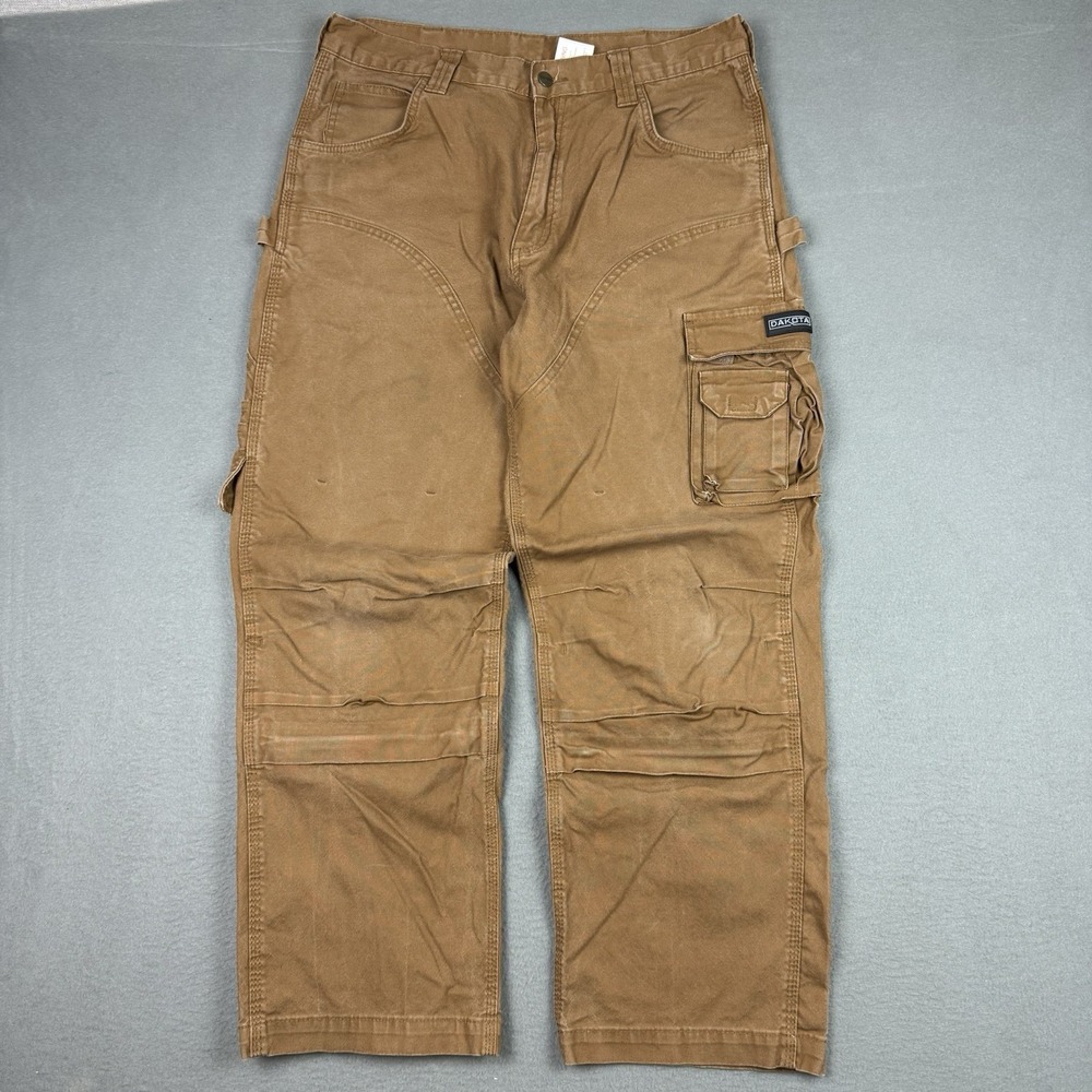 Dakota Double Knee Carpenter Pants 24x29 Duck‎ Canvas Workwear Baggy Skater